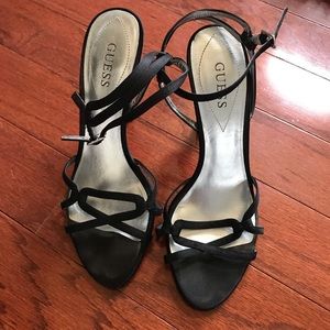 Guess size 6.5 strappy heels